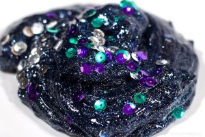 Midnight Galaxy Slime Recipe - The Soccer Mom Bl