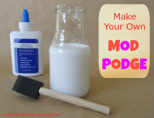 Make Your Own Mod Podge for Decoupage Crafts - The Make Your Own Zo