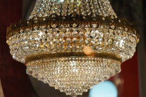 Huge Crystal Chandelier Stock Photo - Download Image Now - iSto