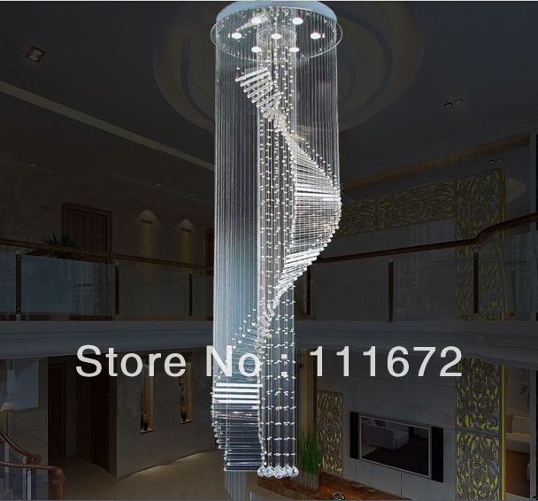 Huge crystal stairs lamp (mit Bildern) | Kronleuchter modern .