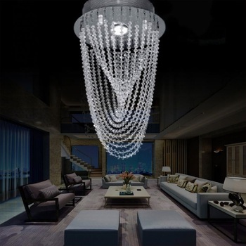 Huge Size Crystal Chandelier Pendant Lamp For Ballroom And Hotel .