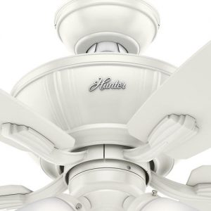 Hunter® Fan Summerlin 48" Fresh White LED Outdoor Ceiling Fan at .