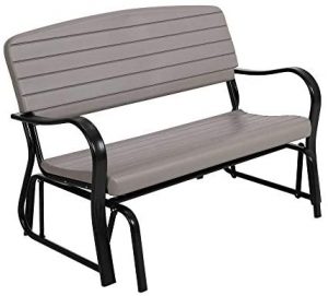 Amazon.com : Lifetime 2871 Outdoor Glider Bench, 4 Foot, Putty .