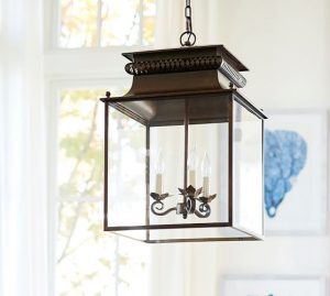 Bolton Metal Lantern Pendant | Pottery Ba