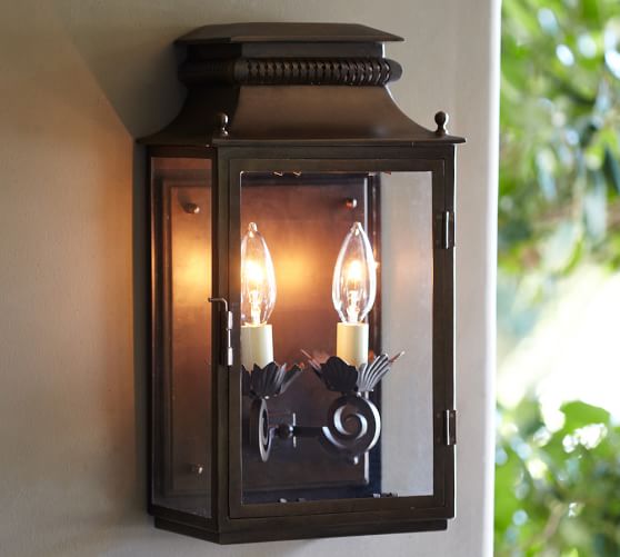 Bolton Indoor/Outdoor Sconce | Pottery Ba