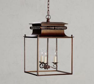 Bolton Metal Lantern Pendant | Pottery Ba