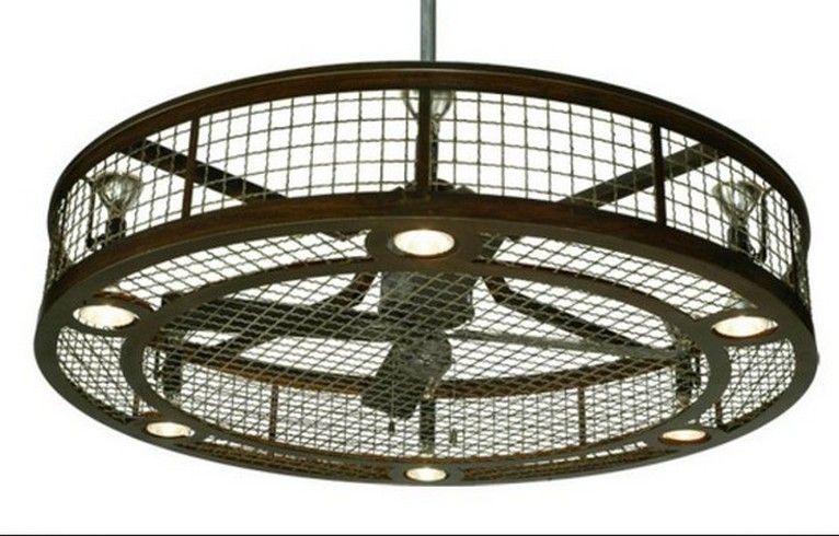 Industrial Ceiling Fan Light Kit Home Decor | Industrial ceiling .
