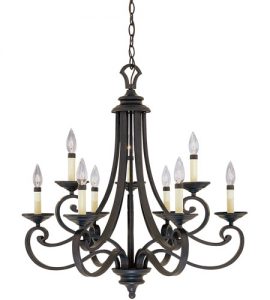 Designers Fountain 9039-NI Barcelona 9 Light 28 inch Natural Iron .