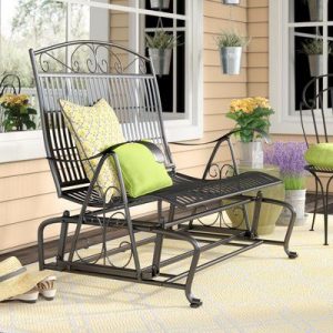 Fleur De Lis Living Nocona Patio Glider Bench | Patio glider .