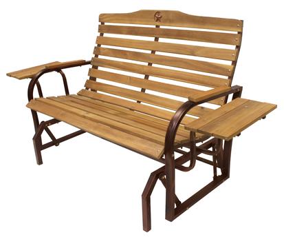 Leigh Country Iron Grove Star Bench Glid