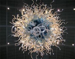 100% Hand Blown Glass Antique Italian Chandelier Light Wedding .