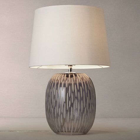 John Lewis Agatha Ombre Carved Glass Table Lamp | Table lamp .