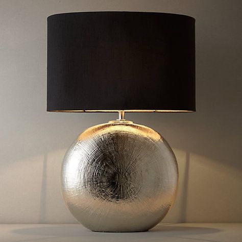 Lamp for living room Buy John Lewis Benjamin Chromed Ceramic Table .