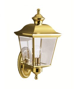 Kichler 9712PB Bay Shore 1 Light 16 inch Polished Brass Outdoor .