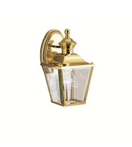 Kichler 9711PB Bay Shore 1 Light 10 inch Polished Brass Outdoor .