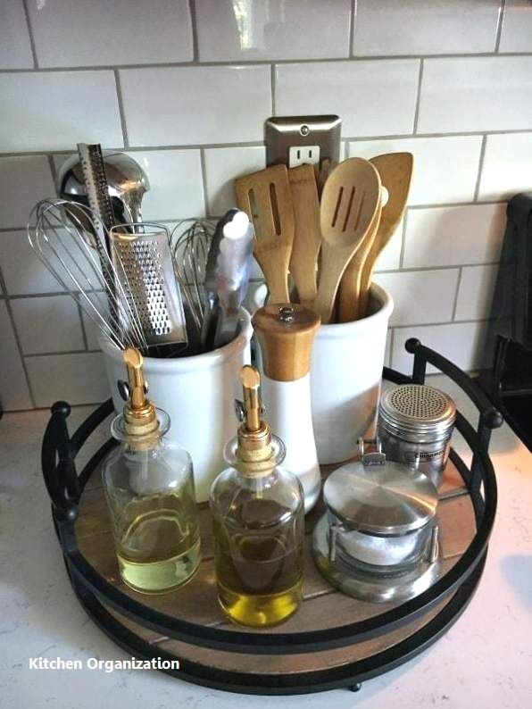 DIY Kitchen Organization Ideas #diykitchenorganization .