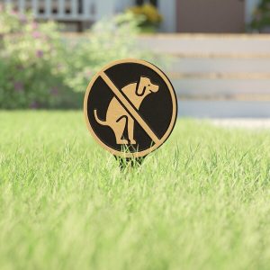 Symple Stuff Kroger No Dog Poop Garden Sign & Reviews | Wayfa