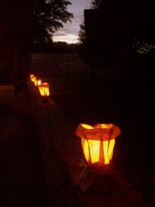 Brown Paper Bag Lanterns- Totally going to use this idea. I save .