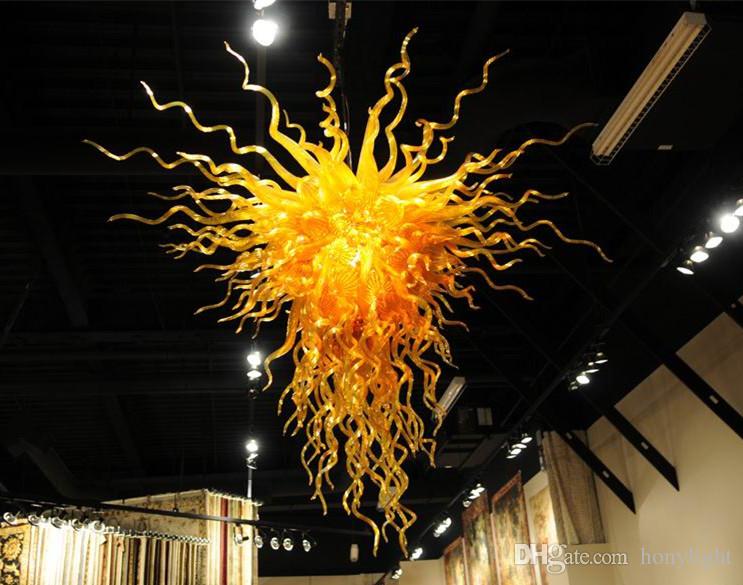 Contemporary Murano Glass Large Modern Chandeliers High Ceiling .