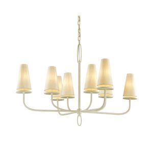 Rosecliff Chandelier in Cream - Large | Brooke & L