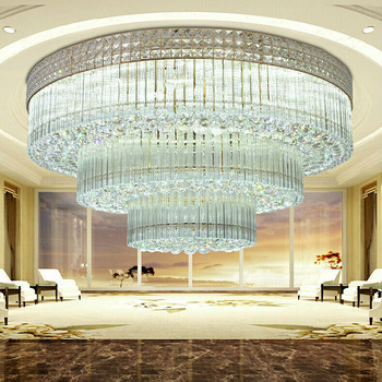 Modern Style Large Crystal Chandelier For Hotels Lobby - Buy Large .