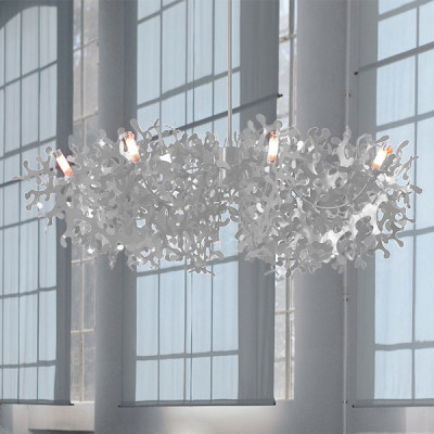 Lumen Center Supercoral SP 8L Large glass chandelier - Light Shoppi