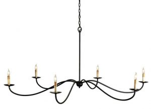 Large wrought iron chandelier $881.45 | Iron chandeliers, Black .