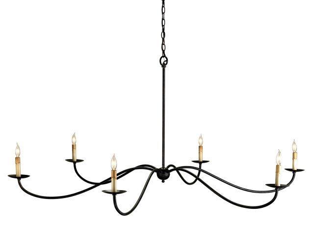 Large wrought iron chandelier $881.45 | Iron chandeliers, Black .