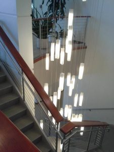 Modern chandelier lighting for foyer or entryway | Modern lighting .