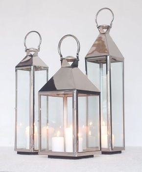 Stainless Steel Large Outdoor Hanging Candle Lantern - Buy .