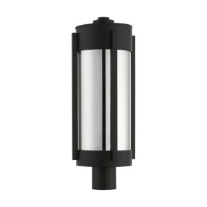 Livex Lighting Sheridan 3-Light Black Outdoor Large Post Tops .