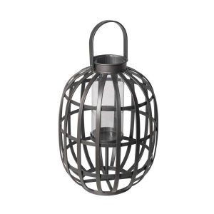 Hampton Bay 28.7 in. Large Outdoor Patio Metal Lantern D7LT00323A .