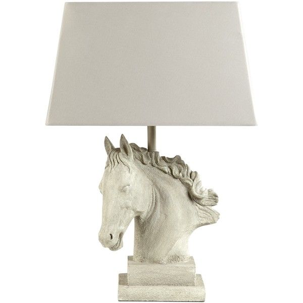 Laura Ashley Grayson Horse Table Lamp with Sable Shade (765 CNY .