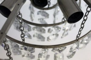 Vintage Lead Crystal Chandelier from Bakalowits for sale at Pamo