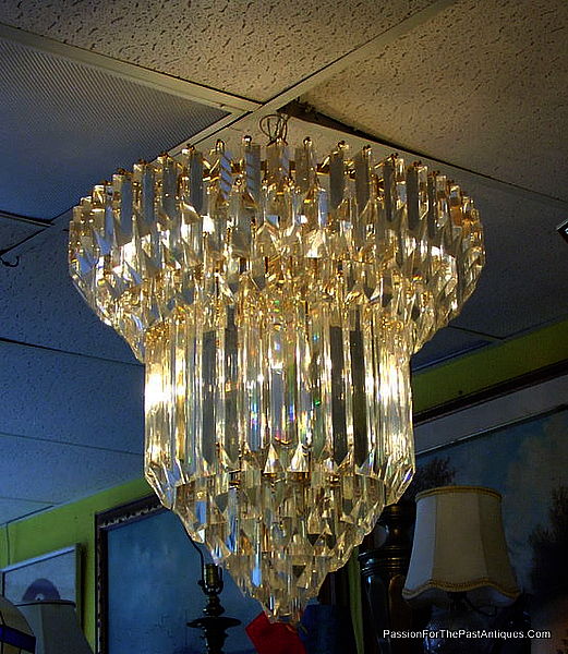 ITALIAN VINTAGE CUT LEAD CRYSTAL CHANDELIER [SOLD]: Passion For .