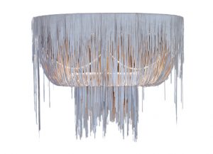 Oval Urchin Leather Chandelier | Malibu Market & Desi