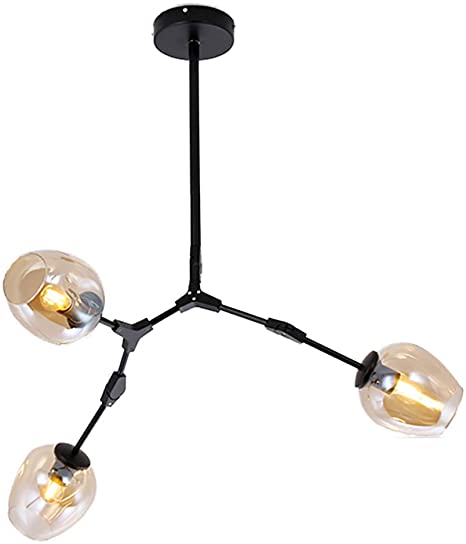 3 Lights Sputnik Chandelier During Light Fitting, Hanging Lamp .