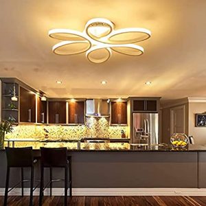 HOUDES Modern Led Chandelier Lighting Ceiling Light Fixture .