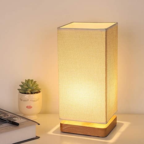 Table Lamp Bedside Japanese Style Nightstand Minimalist Modern .