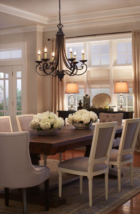 Dining Room Lighting Ideas at The Home Depot | French country .