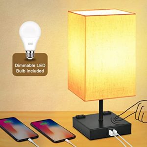 Touch Bedside Lamp, Sailstar 3 Way Dimmable Table Lamp, Nightstand .