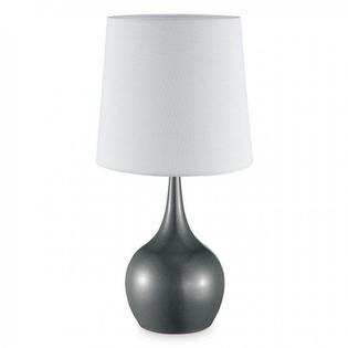 HS Modern Beautiful Design Table Lamp Living Room Metallic Gray .