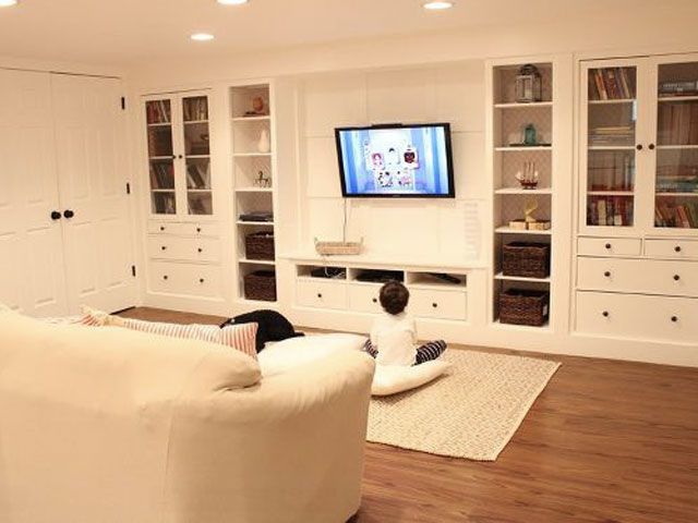 13 Basement Remodeling and Storage Ideas | Ikea built in, Basement .