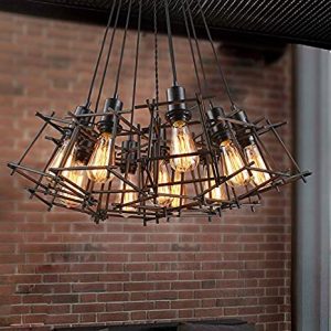 Nclon Industrial Vintage Pendant lamp Shade, E27 Model Ideas Metal .