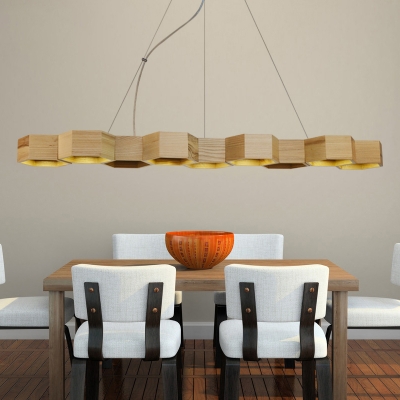 Contemporary LED Long Chandelier 27.56"/47.24" Long 25/35W Energy .