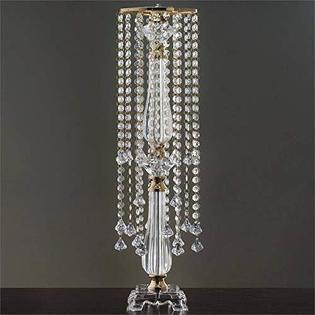 GOWA Efavormart Gold 19 Hanging Crystals with Large Teardrops .