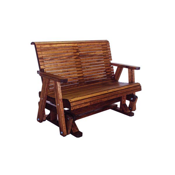 Best famous Poulos Low Back Glider Bench by Loon Peak #furniture .
