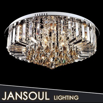 Modern Home Decor Ceiling Chandelier Low Ceiling Crystal Flat .