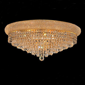 Crystal Low Ceiling Chandelier Light Round Ceiling Lamp 51192 .