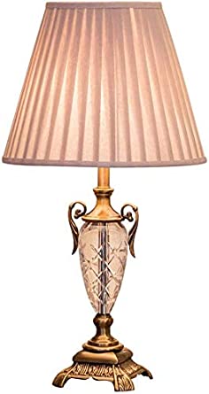 Table Lamp, European Luxury Crystal Table Lamp Neoclassical Simple .